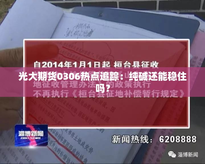 光大期货0306热点追踪：纯碱还能稳住吗？