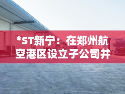 *ST新宁：在郑州航空港区设立子公司并开展仓储物流业务